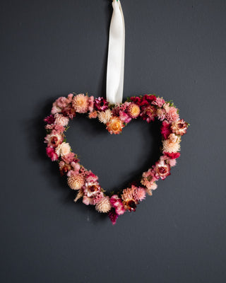 Dried Floral Hoops & Hearts Wreath Workshop - February 9th