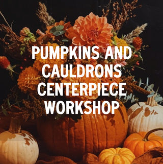 Pumpkins and Cauldrons Centerpiece Workshop | October 30th