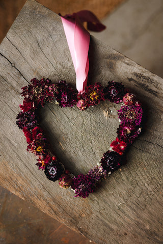 Dried Floral Hearts