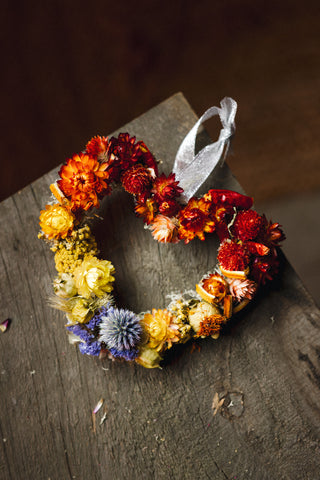 Dried Floral Hearts