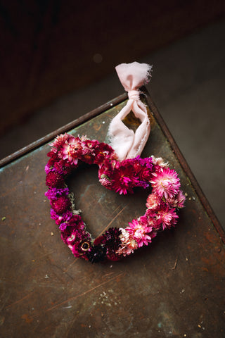 Dried Floral Hearts