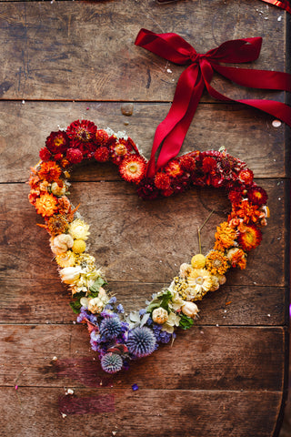 Dried Floral Hearts