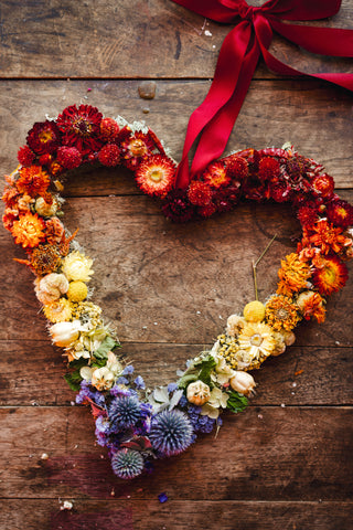 Dried Floral Hearts