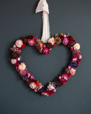 Dried Floral Hearts