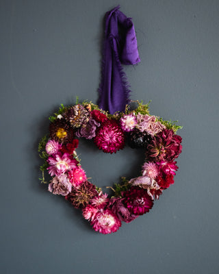 Dried Floral Hearts