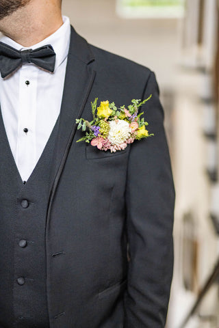 The Floral Pocket Square