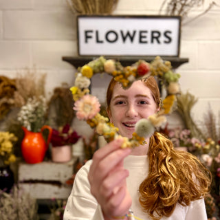 Saturday Morning Flowers: Children’s Mini Dried Floral Hearts l February 8th