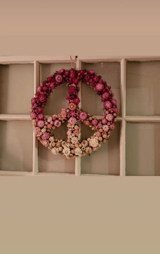 Dried Floral Peace Sign Workshop | January 12th