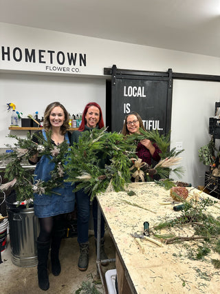 Fresh Holiday Wreath Workshop - Dec 1, Huntington